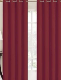 LINEA MADY - TENDA CON OCCHIELLI IN POLIESTERE 140X280CM MARRONE : vendita online LINEA MADY - TENDA CON OCCHIELLI IN POLIESTERE 140X280CM MARRONE in offerta