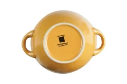 LINEA MEDITERRANEO - CIOTOLA ZUPPA 2 MANICI IN GRES GIALLA 540ML
