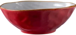 LINEA MEDITERRANEO - INSALATIERA MEDIA IN GRES DIAM 22.5CM H 8CM ASSORTITO