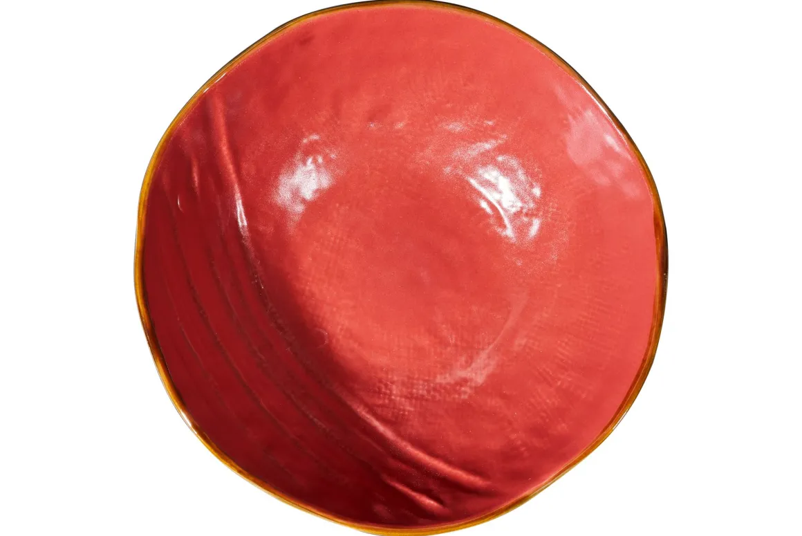 LINEA MEDITERRANEO - INSALATIERA GRANDE IN GRES DIAM 27CM H 11CM ASS.