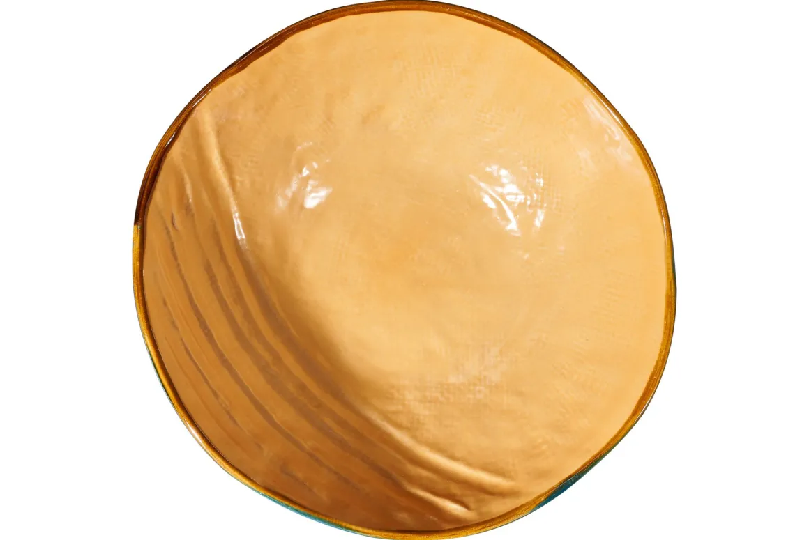 LINEA MEDITERRANEO - INSALATIERA GRANDE IN GRES DIAM 27CM H 11CM ASS.