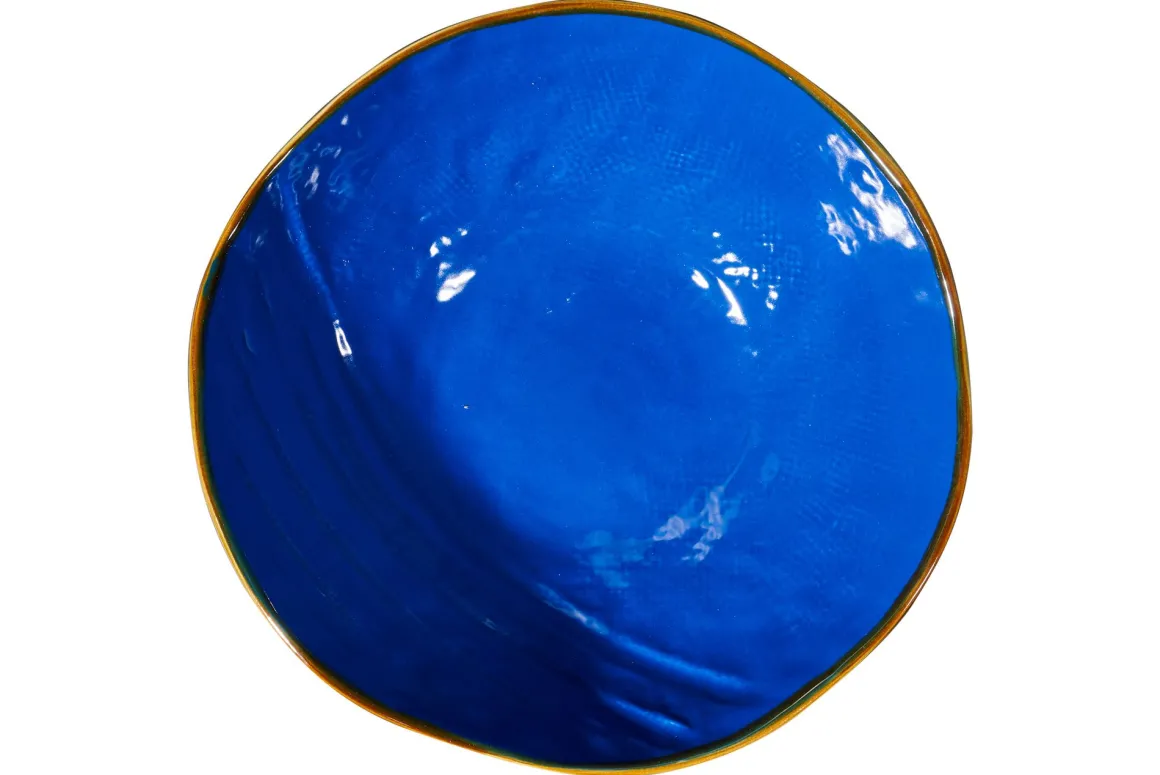 LINEA MEDITERRANEO - INSALATIERA GRANDE IN GRES DIAM 27CM H 11CM ASS.