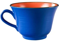 LINEA MEDITERRANEO - TAZZA COLAZIONE IN GRES 350ML ASSORTITO