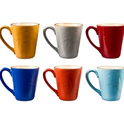 LINEA MEDITERRANEO - TAZZA MUG IN GRES 360ML ASSORTITO