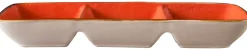 LINEA MEDITERRANEO - VASSOIO APERITIVO IN GRES 29X11CM H 4CM ASSORTITO