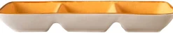 LINEA MEDITERRANEO - VASSOIO APERITIVO IN GRES 29X11CM H 4CM ASSORTITO