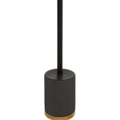LINEA MODERN - PORTASCOPINO NERO E NATURALE