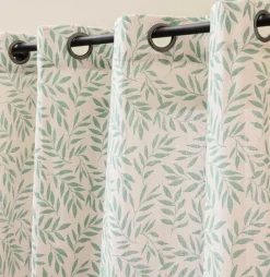 LINEA NAYA - TENDA CON OCCHIELLI IN POLICOTONE CM 140X280 VERDE SALVIA: vendita online LINEA NAYA - TENDA CON OCCHIELLI IN POLICOTONE CM 140X280 VERDE SALVIA in offerta