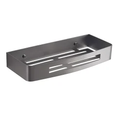 LINEA NERVA - PORTAOGGETTI DOCCIA RETT. CANNA DI FUCILE 30X12.8X4.5CM