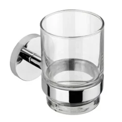 LINEA NEXO - BICCHIERE PORTASPAZZOLINI TRASPARENTE