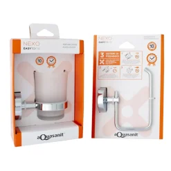 LINEA NEXO - BICCHIERE PORTASPAZZOLINI TRASPARENTE