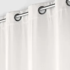 LINEA NOVANA - TENDA CON OCCHIELLI IN VELLUTO UNITO 135X260CM BIANCO: vendita online LINEA NOVANA - TENDA CON OCCHIELLI IN VELLUTO UNITO 135X260CM BIANCO in offerta