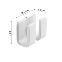 LINEA OUTLINE - APPENDINO 2 POSTI BIANCO MATT
