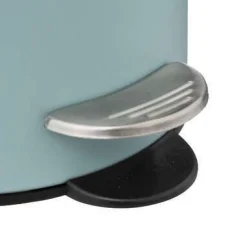 LINEA SOFTCLOSE - PATTUMIERA BAGNO 3LT CELESTE E NERO