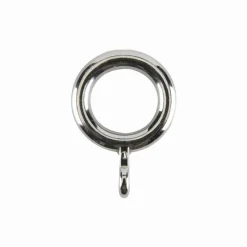 LINEA SOLUTIONS 12MM - SET 10 ANELLI PER TENDA IN PLASTICA COLORE CROMATO : vendita online LINEA SOLUTIONS 12MM - SET 10 ANELLI PER TENDA IN PLASTICA COLORE CROMATO in offerta