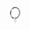 LINEA TENDENCIAS - SET 10 ANELLI PER TENDA IN METALLO CROMATO : vendita online LINEA TENDENCIAS - SET 10 ANELLI PER TENDA IN METALLO CROMATO in offerta
