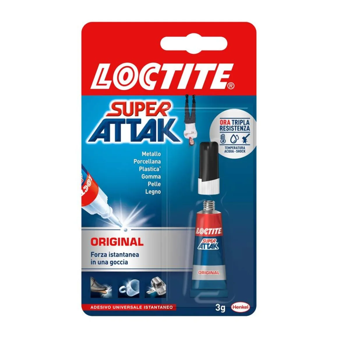 LOCTITE SUPER ATTAK ORIGINAL 3gr: vendita online LOCTITE SUPER ATTAK ORIGINAL 3gr in offerta