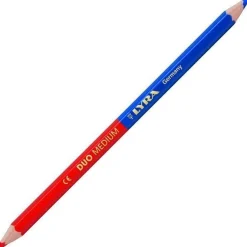 LYRA - CONFEZIONE 2 MATITE BICOLORE DUO MEDIUM ROSSO/BLU: vendita online LYRA - CONFEZIONE 2 MATITE BICOLORE DUO MEDIUM ROSSO/BLU in offerta