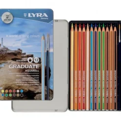 LYRA - GRADUATE 12 PASTELLI ACQUERELLABILI : vendita online LYRA - GRADUATE 12 PASTELLI ACQUERELLABILI in offerta