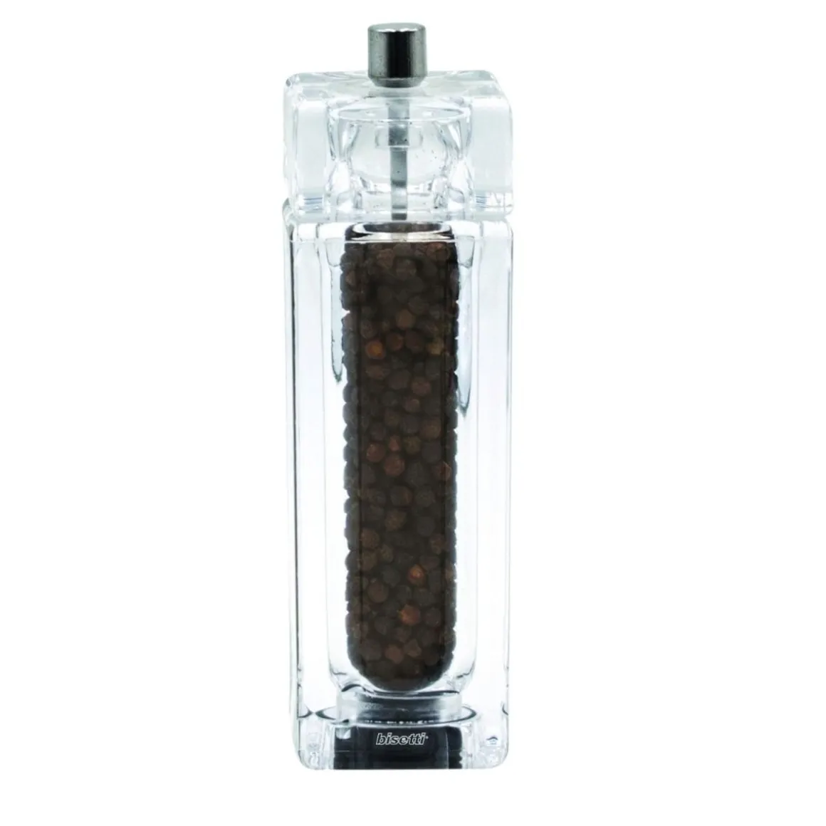 MACINA PEPE COMO IN ACRILICO TRASPARENTE H. 14.5CM