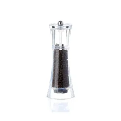 MACINA PEPE VERONA IN ACRILICO TRASPARENTE H. 17.5CM