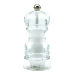 MACINA SALE MILANO IN ACRILICO TRASPARENTE H. 12CM