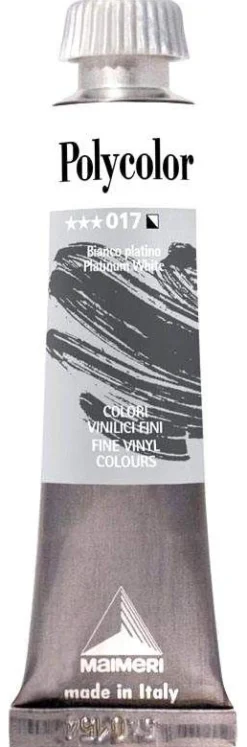 MAIMERI - TUBO ACRILICO POLYCOLOR 20ML BIANCO PLATINO: vendita online MAIMERI - TUBO ACRILICO POLYCOLOR 20ML BIANCO PLATINO in offerta
