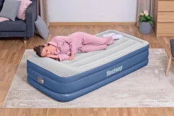 Materasso Gonfiabile Singolo Airbed: materasso gonfiabile con pompa