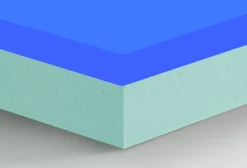 MATERASSO MEMORY GEL SINGOLO 80X190CM IN POLIURETANO ESPANSO E MEMORY