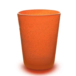 MEMENTO - BICCHIERE ACQUA IN VETRO ORANGE 30CL