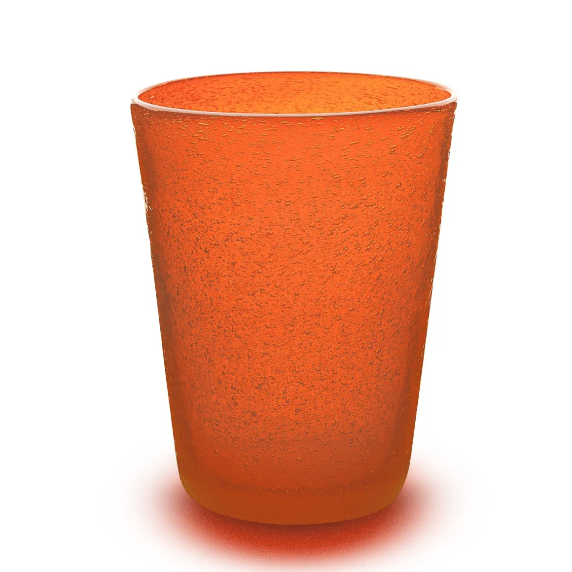 MEMENTO - BICCHIERE ACQUA IN VETRO ORANGE 30CL