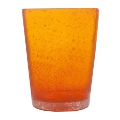 MEMENTO - BICCHIERE ACQUA IN VETRO ORANGE 30CL