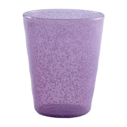 MEMENTO - BICCHIERE ACQUA IN VETRO MAUVE 30CL
