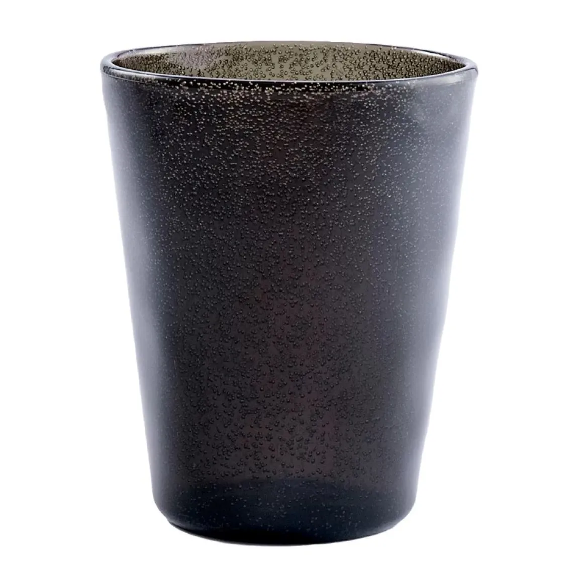 MEMENTO - BICCHIERE ACQUA IN VETRO BLACK TRASPARENT 30CL