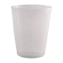 MEMENTO - BICCHIERE ACQUA IN VETRO WHITE TRASPARENT 30CL