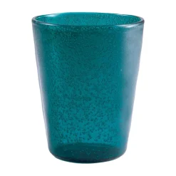 MEMENTO - BICCHIERE ACQUA IN VETRO PETROL 30CL
