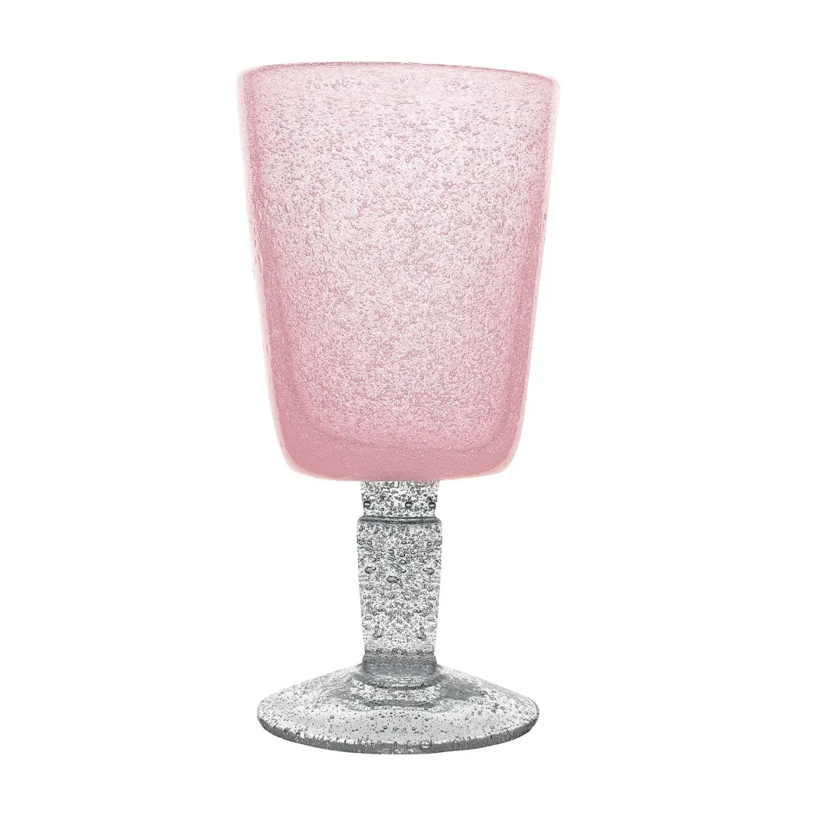 MEMENTO - CALICE DA VINO LINEA GOBLET IN VETRO PINK 30CL
