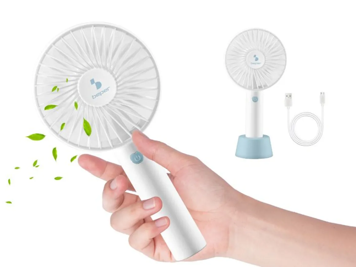 MINI VENTILATORE RICARICABILE CON CAVO USB