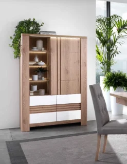 MOBILE 3 ANTE MOD. PALAZZO ROVERE WELLINGTON E BIANCO LUCIDO: vendita online MOBILE 3 ANTE MOD. PALAZZO ROVERE WELLINGTON E BIANCO LUCIDO in offerta
