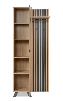 MOBILE DA INGRESSO MEDAN ARTISAN OAK E ANTRACITE: vendita online MOBILE DA INGRESSO MEDAN ARTISAN OAK E ANTRACITE in offerta