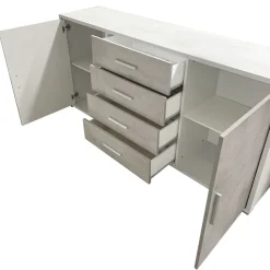 MOBILE MOD. DOUBLE 2A+4C OSS.BIANCO/CEMENTO : vendita online MOBILE MOD. DOUBLE 2A+4C OSS.BIANCO/CEMENTO in offerta