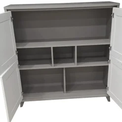 MOBILE MOD. FOSTER CM 129X45 H.139 TORTORA E BIANCO FRASSINATO in vendita online