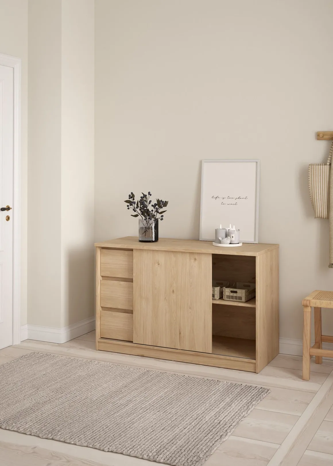 MOBILE MOD.NAJA CM 118.9X50 H.75.6 JACKSON HICKORY: vendita online MOBILE MOD.NAJA CM 118.9X50 H.75.6 JACKSON HICKORY in offerta