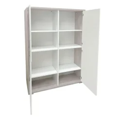 MOBILE MOD. QUADRANTE CM 107X41 H. 162 OLMO E BIANCO FIAMMATO: vendita online MOBILE MOD. QUADRANTE CM 107X41 H. 162 OLMO E BIANCO FIAMMATO in offerta