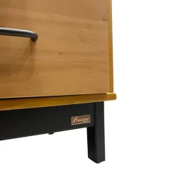 Mobile porta tv in legno massello color quercia
