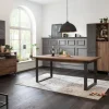 Mobili per soggiorno: Composizione Infinito Noce e Grigio Lucido