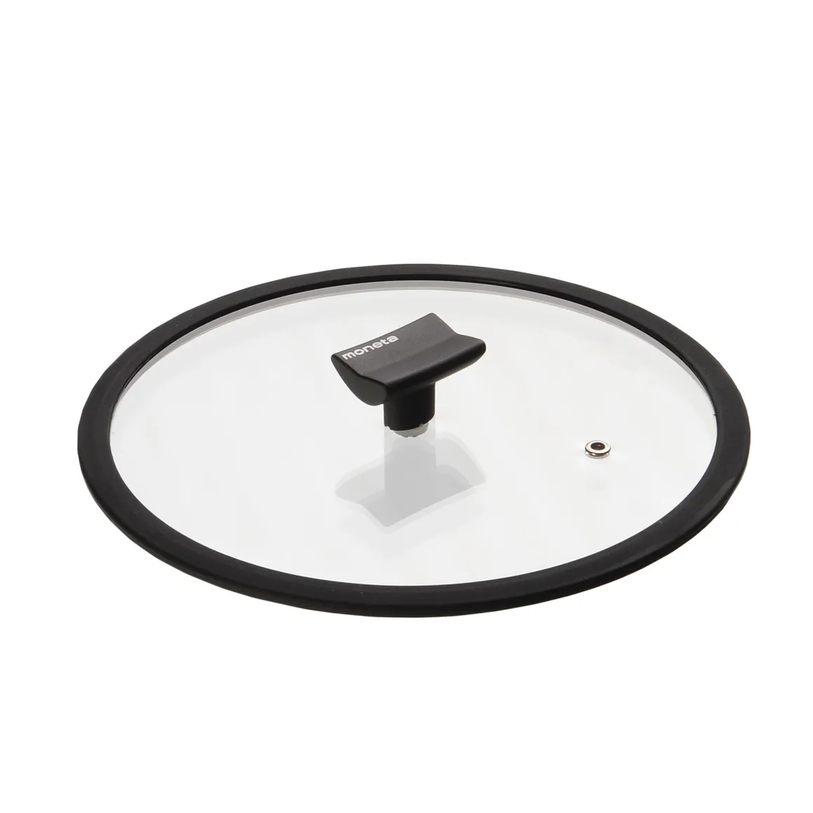 MONETA - COPERCHIO IN VETRO TEMPERATO E SILICONE DIAM. 28