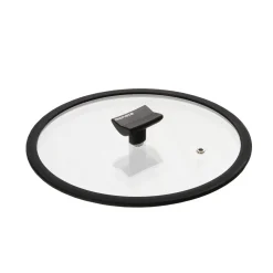 MONETA - COPERCHIO IN VETRO TEMPERATO E SILICONE DIAM. 26