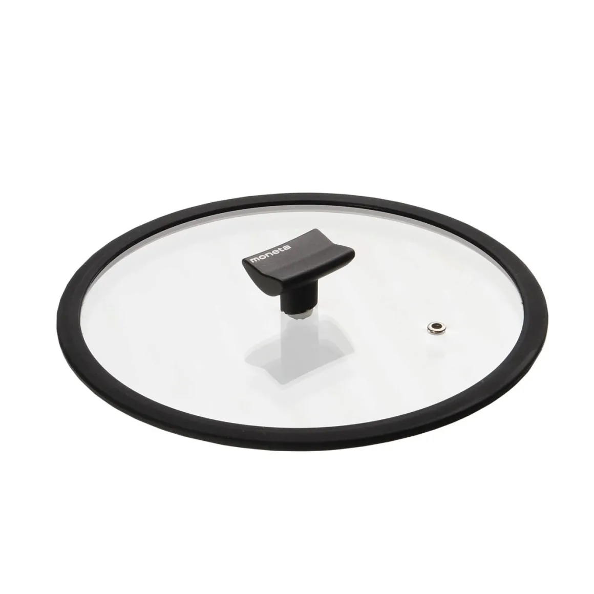 MONETA - COPERCHIO IN VETRO TEMPERATO E SILICONE DIAM. 26