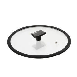 MONETA - COPERCHIO IN VETRO TEMPERATO E SILICONE DIAM. 30